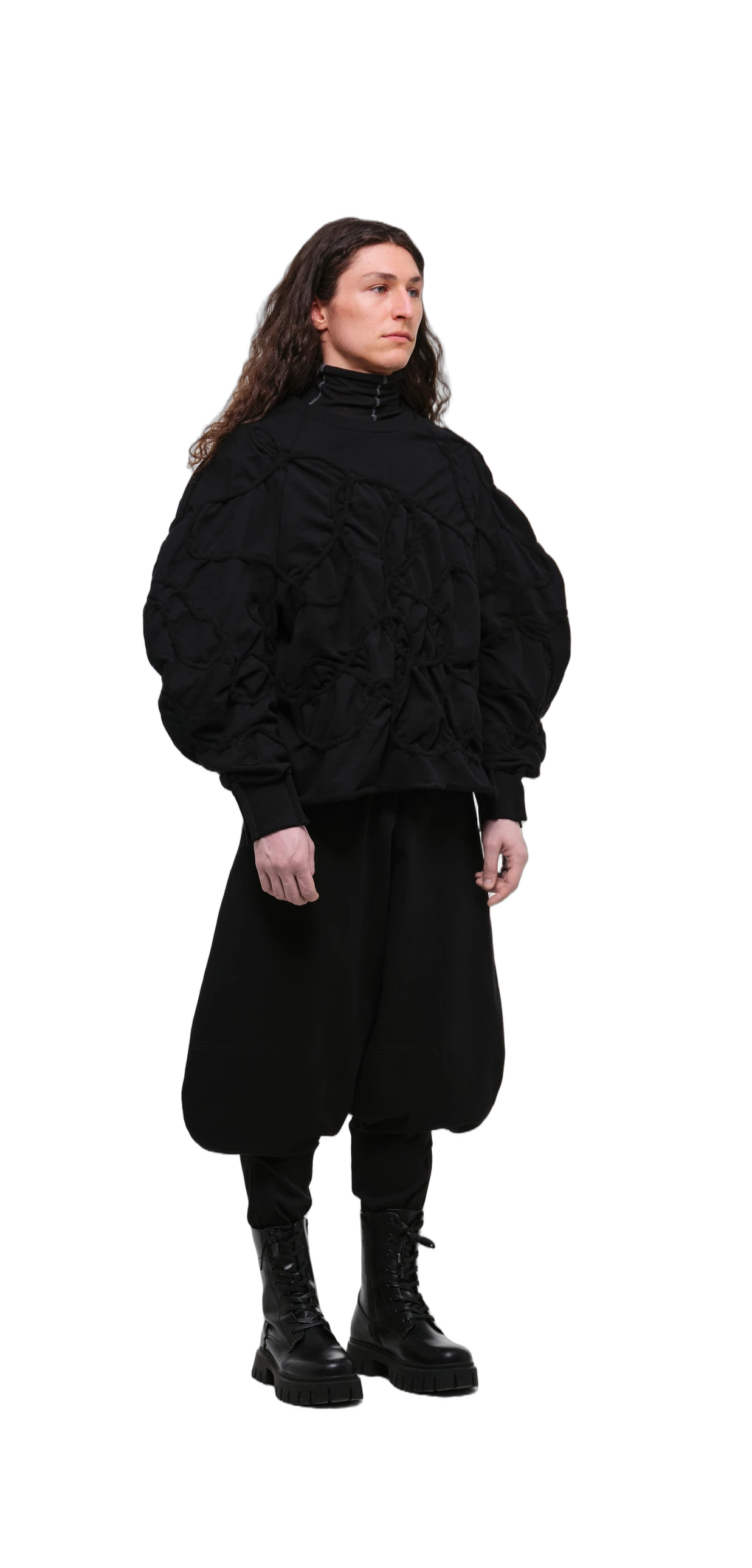 Sweatshirt — Black / Black Thread view 5