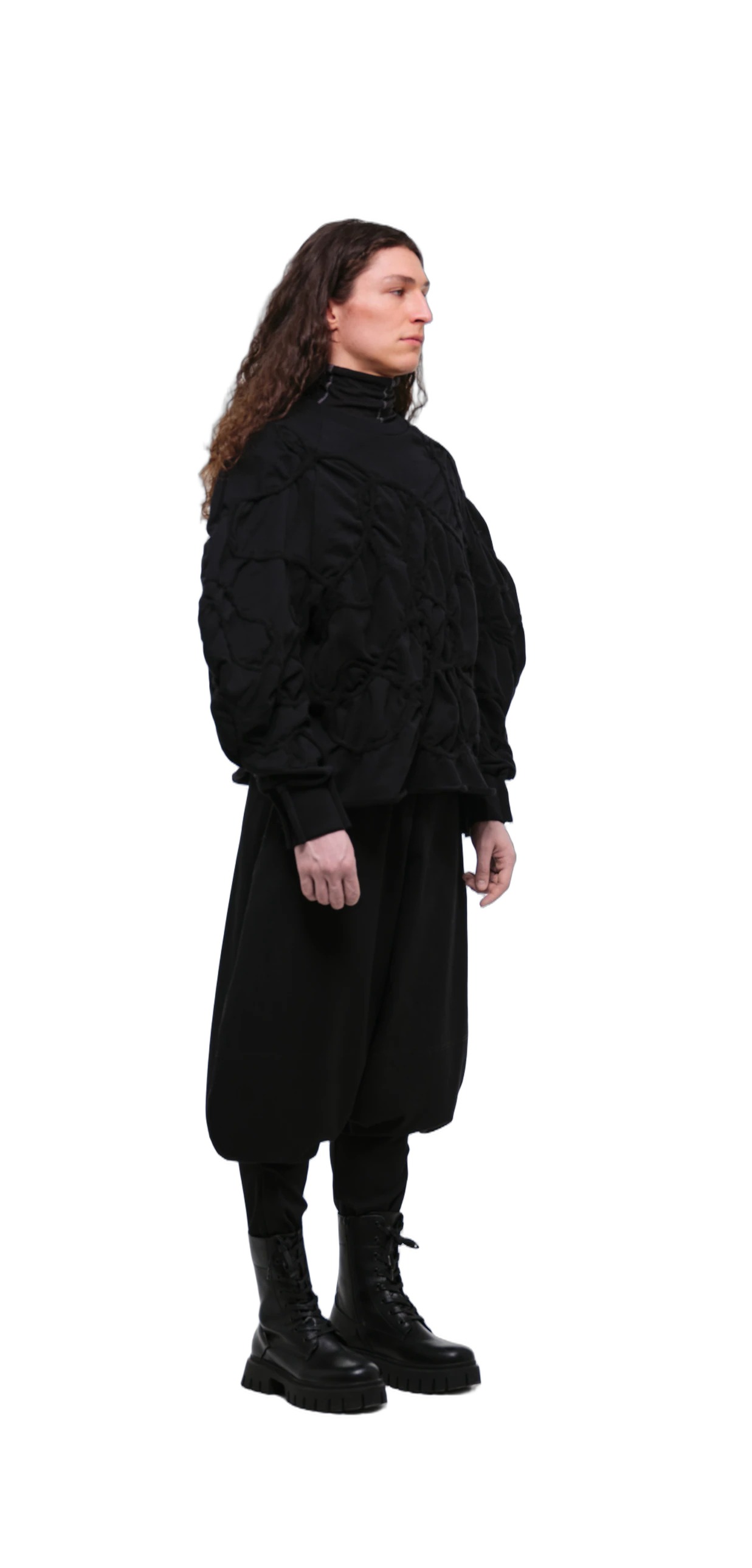 Sweatshirt — Black / Black Thread view 6