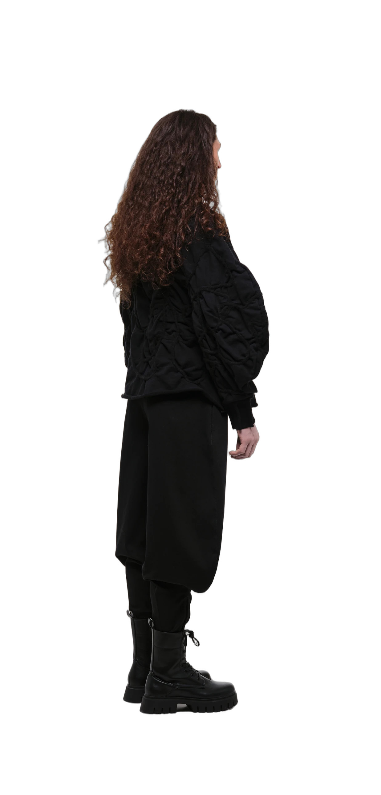 Sweatshirt — Black / Black Thread view 7