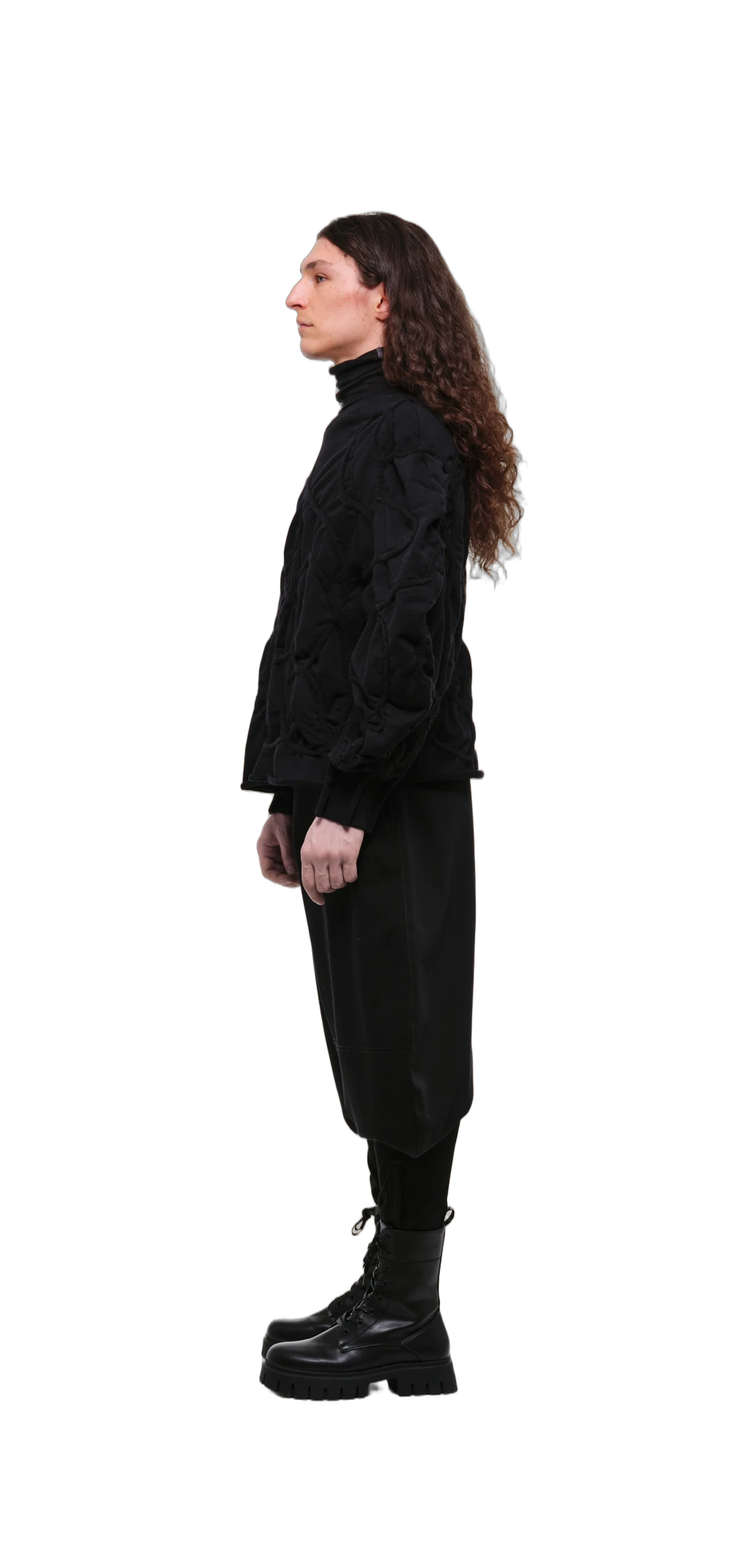 Sweatshirt — Black / Black Thread view 10