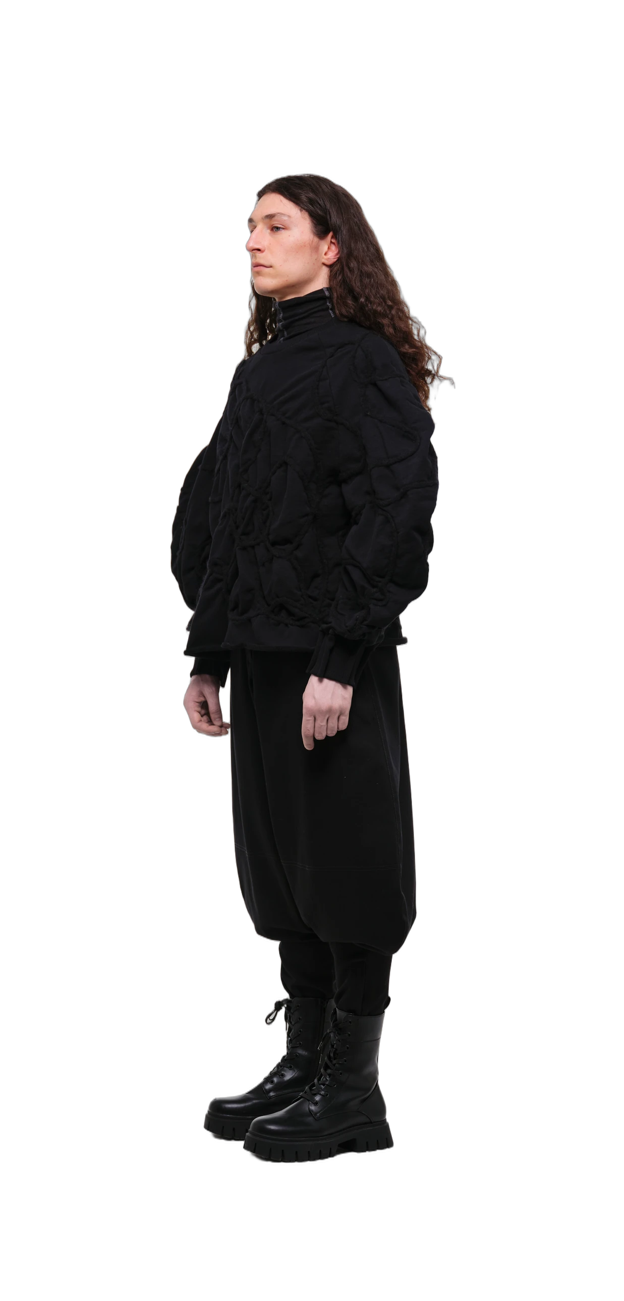 Sweatshirt — Black / Black Thread view 11