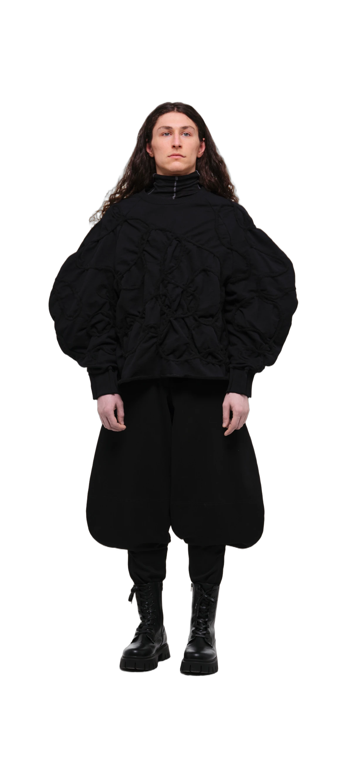 Sweatshirt — Black / Black Thread view 13