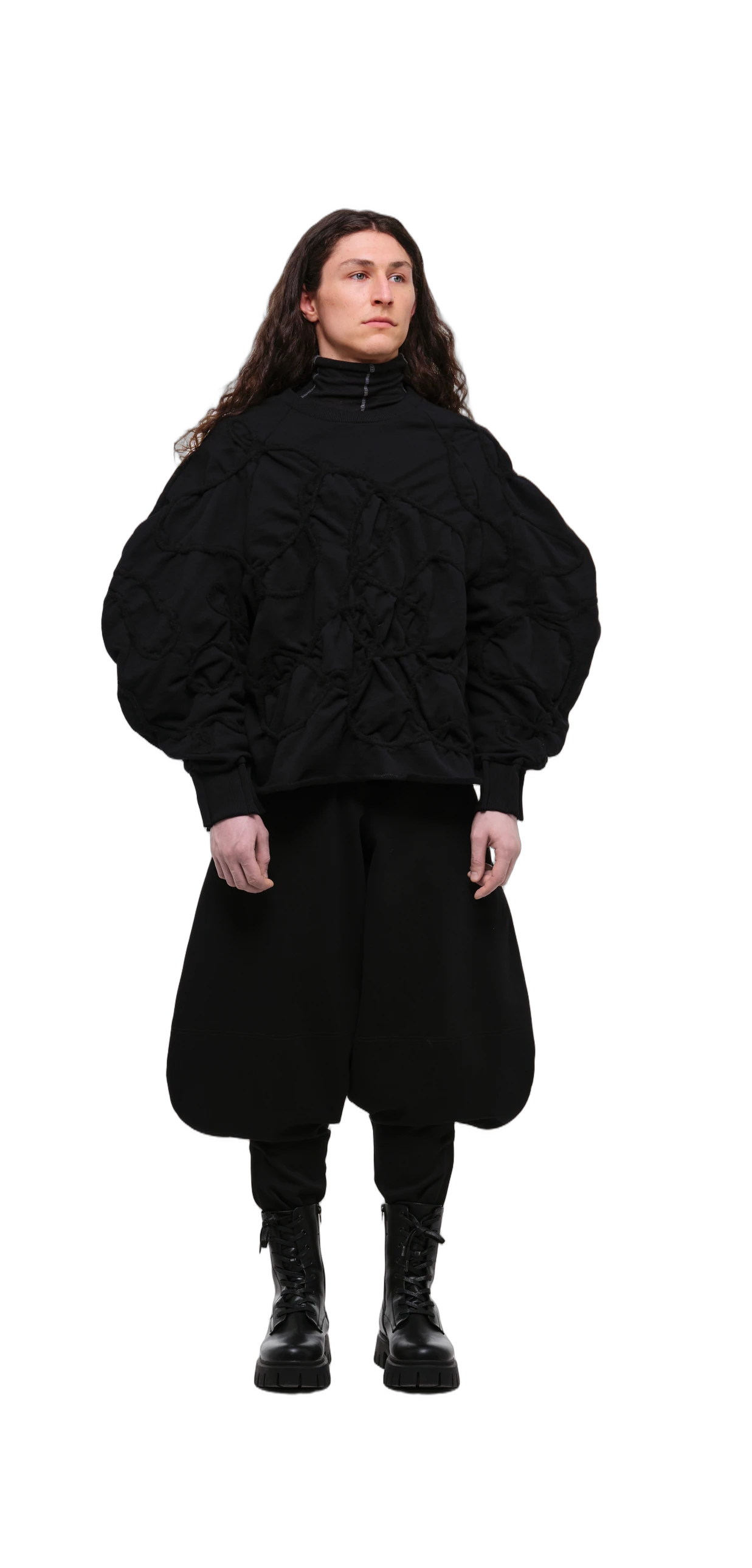 Sweatshirt — Black / Black Thread view 14