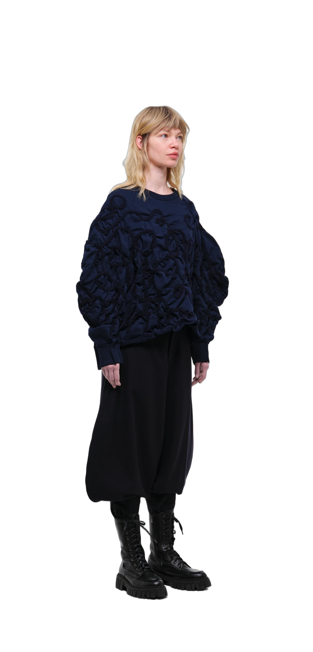 Sweatshirt — Navy / Deep Blue Thread view 2