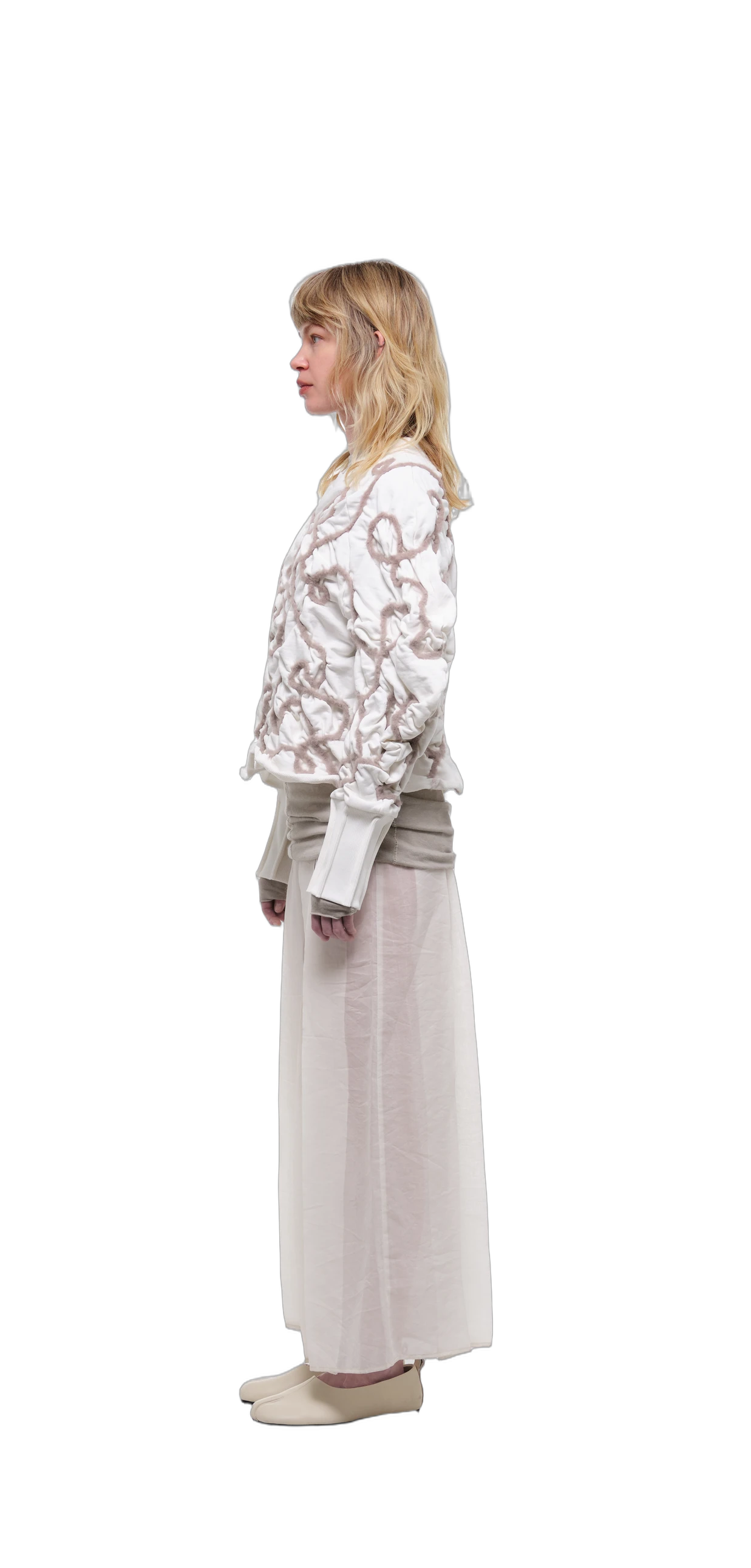 Sweatshirt — Off-White / Cream Thread view 7