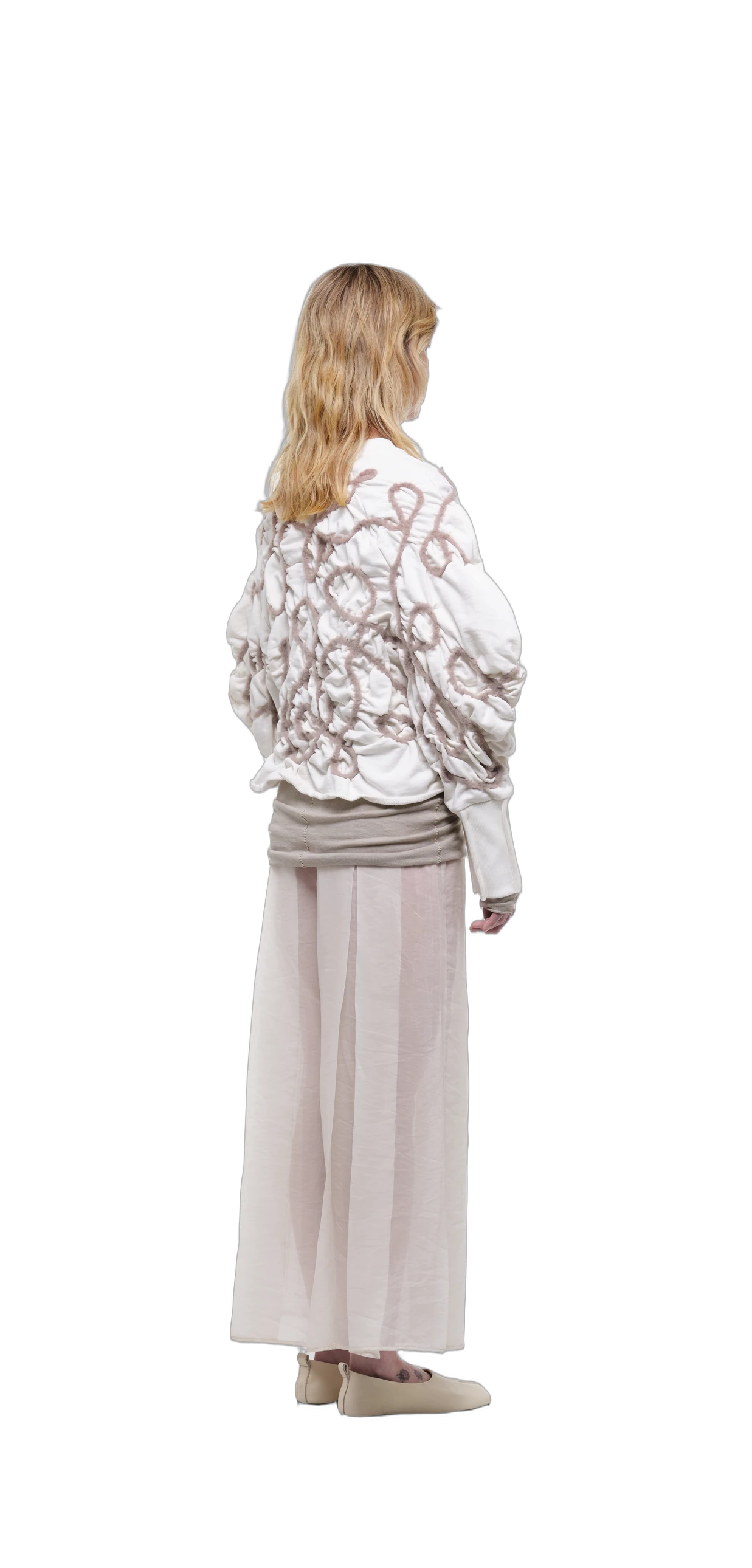 Sweatshirt — Off-White / Cream Thread view 15