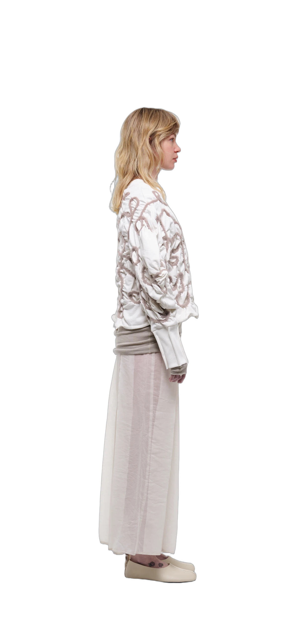 Sweatshirt — Off-White / Cream Thread view 16