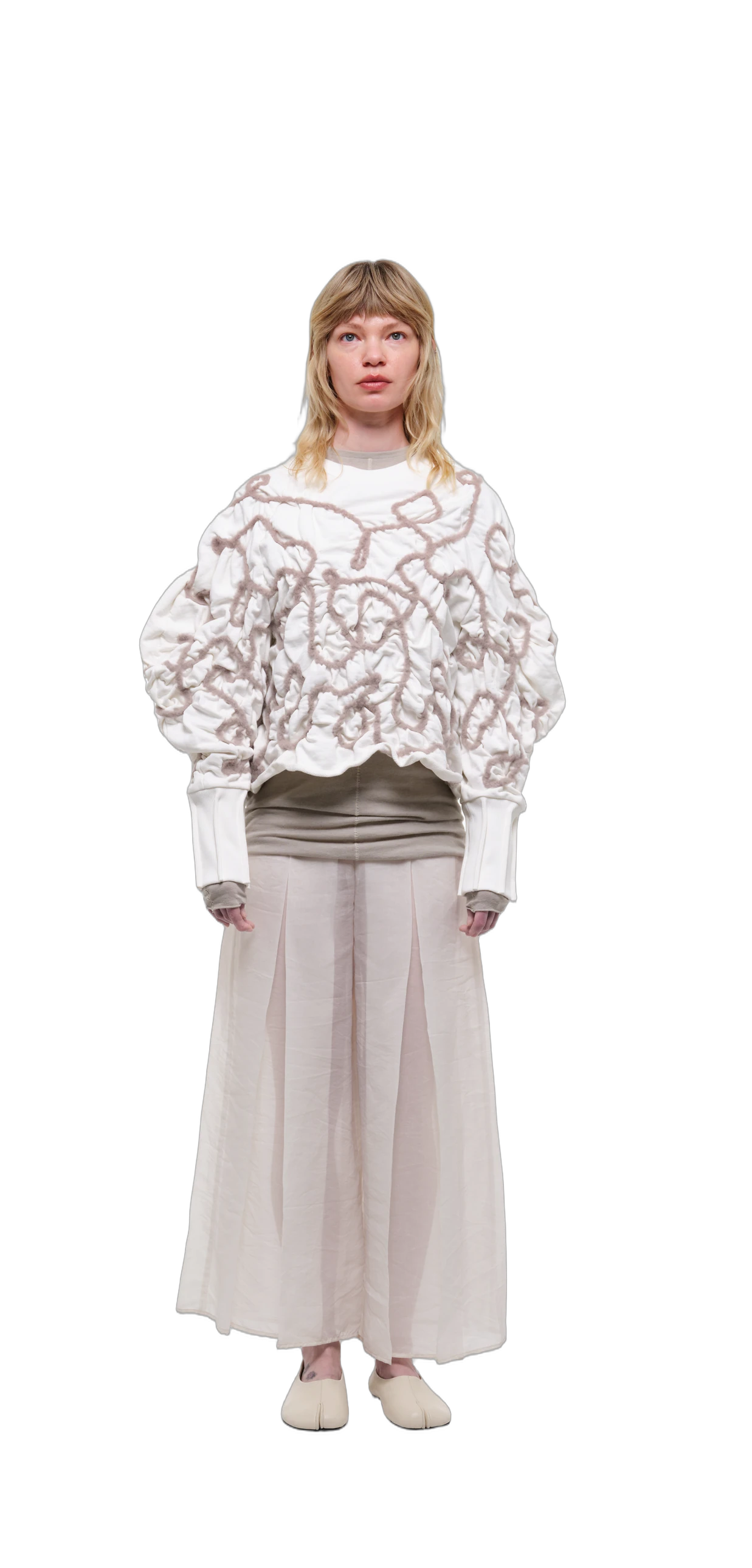 Sweatshirt — Off-White / Cream Thread view 22